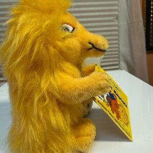 Yellow Plush Lion Toy